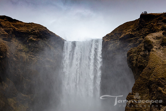 Misty Skógafoss